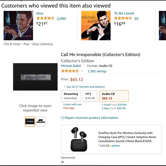 Michael Buble Collector’s Edition Coffee Table Book + CD Set - Picture 8 of 8